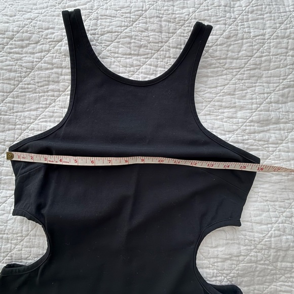 👗FRAME Cut Out Midi Dress 100% Organic Cotton - Picture 7 of 13